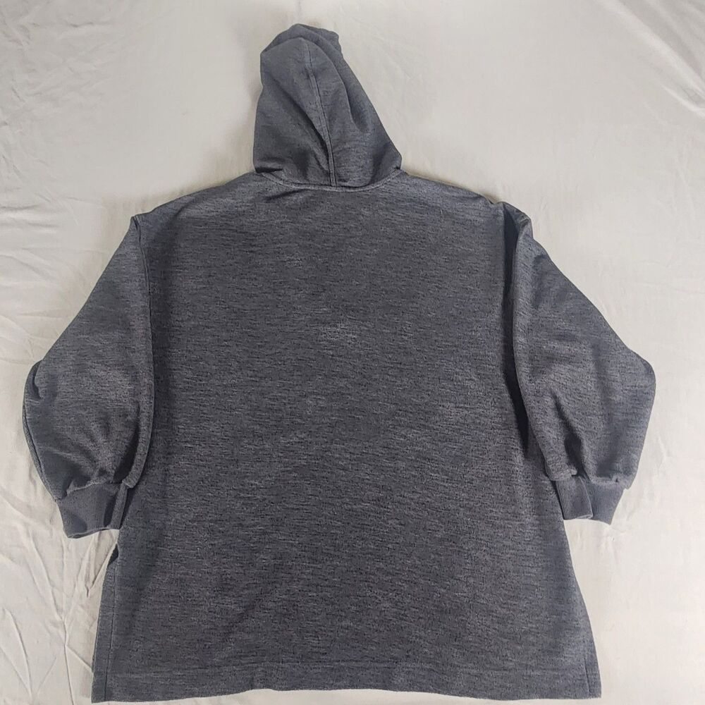Old Navy Men’s Medium Gray Pullover Hoodie Cotton Blend Kangaroo Pocket - Picture 2 of 7